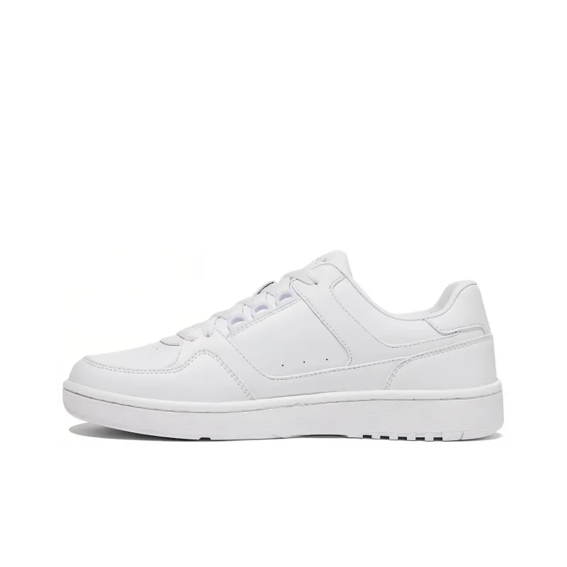 FILA Slip Resistant Cushioning Low Top Skateboard Shoes Unisex White-0