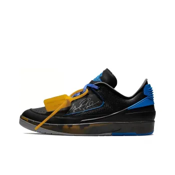 OFF WHITE X Jordan Air Jordan 2 Retro Low Black And Varsity Royal