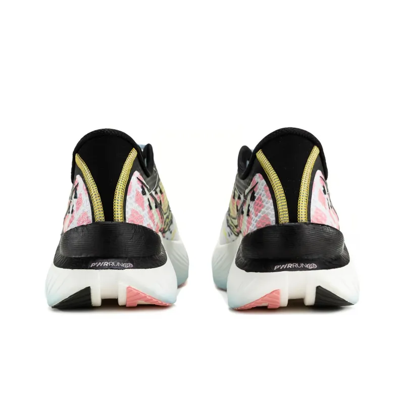 Saucony Endorphin Pro 3 Running Shoes Unisex Low Top White/Yellow/Pink-3