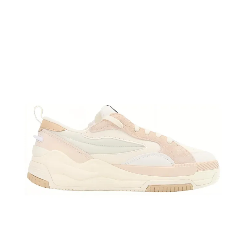 FILA CANESTRO Cushioning Anti-Slip And Wear-Resistant Low-Top Vintage Basketball Shoes Women's White-1