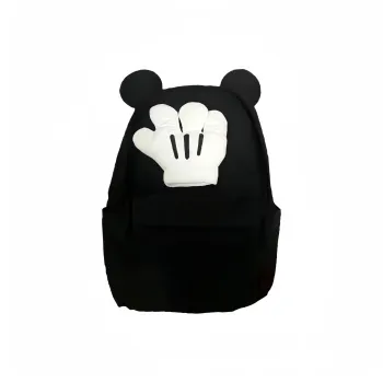 Disney Nylon Fabric Backpack Regular Unisex Black