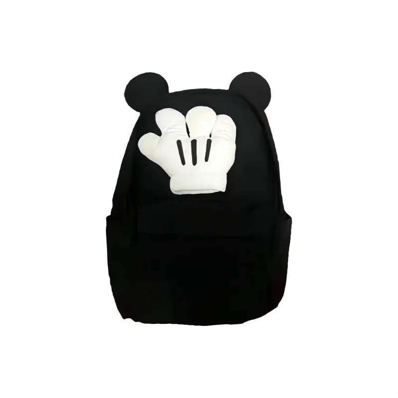 Disney Nylon Fabric Backpack Regular Unisex Black-0