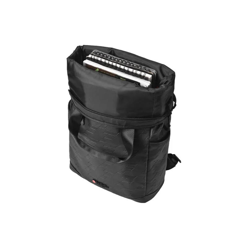 ONRF Polyvinyl Chloride Backpack Regular Unisex Cool Black-2