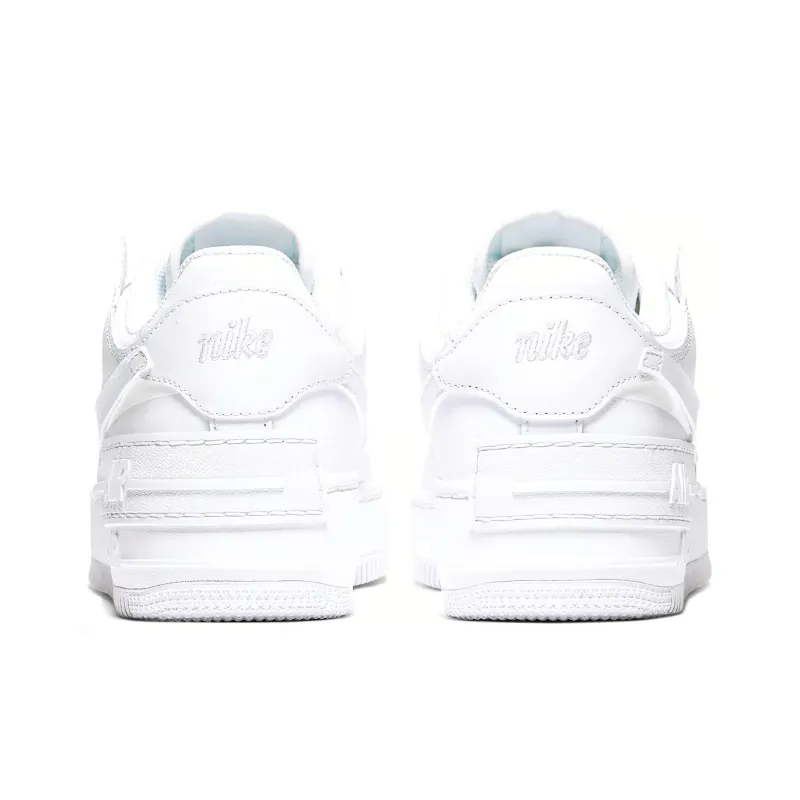 Nike Air Force 1 Low Shadow Triple White Women's-4
