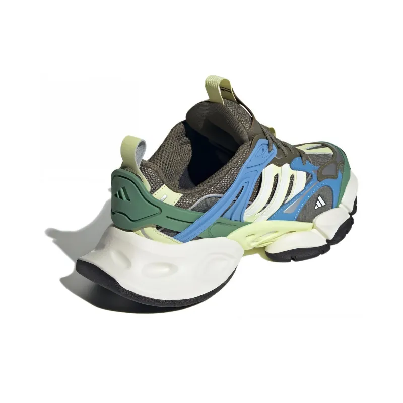Adidas XLG RUNNER DELUXE Abrasion Resistant Breathable Low Top Running Shoes Unisex Brown Green-2