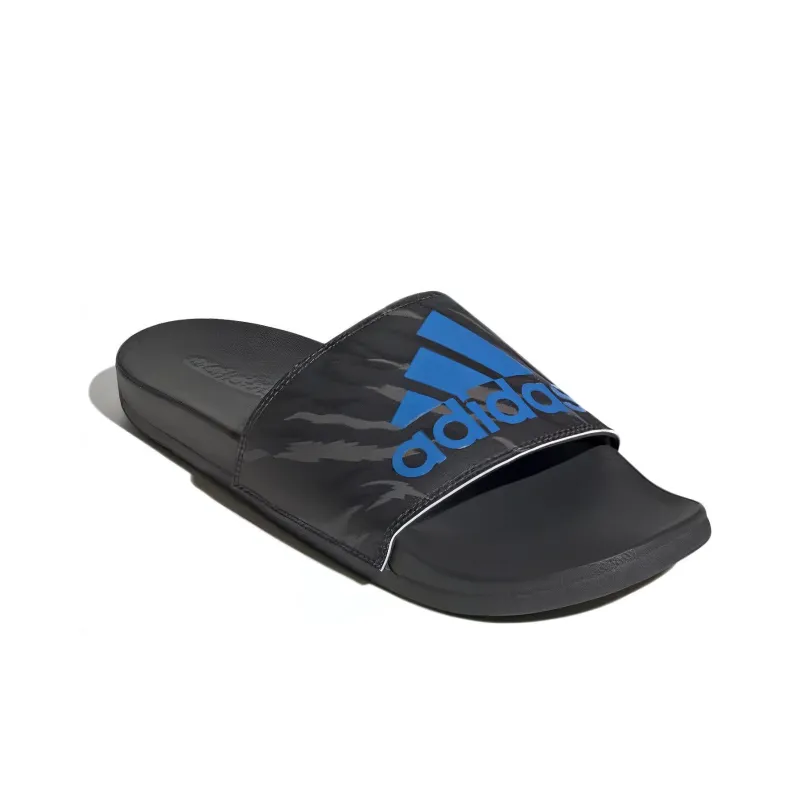 Adidas Adilette Comfort Sandals 'Carbon Blue Rush'-2
