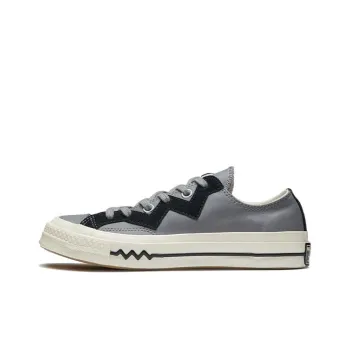 Converse Chuck 1970s Leather Low Top Grey Black Women's