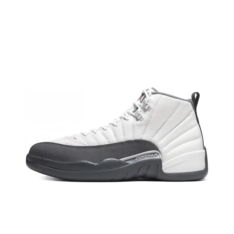 Jordan 12 Retro White Dark Grey-0