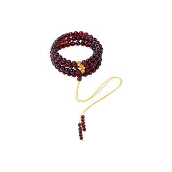 Honglangji Amber/Beeswax Fine Jade Necklaces Women's