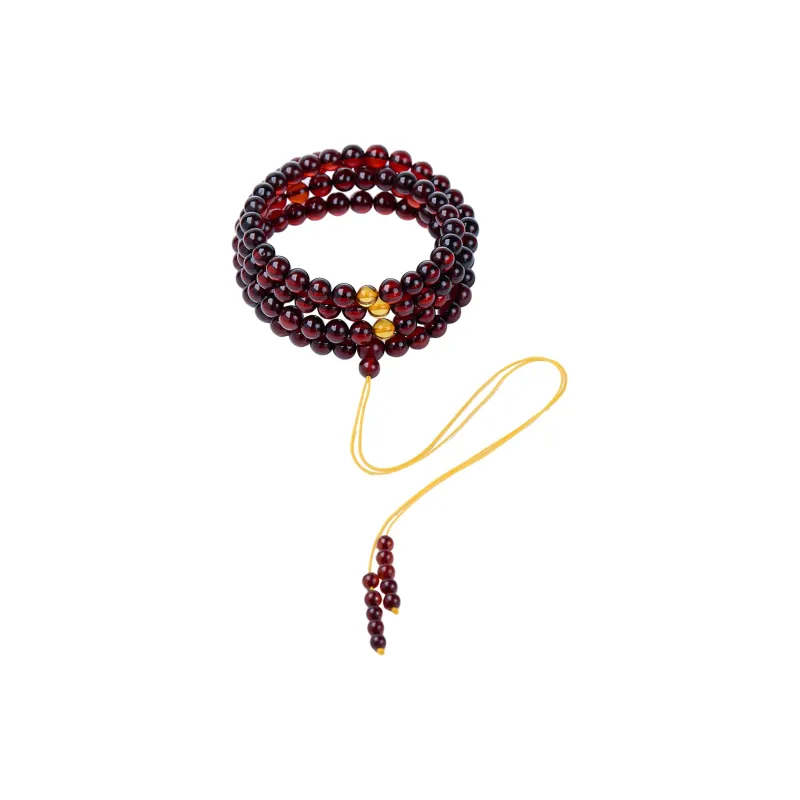 Honglangji Amber/Beeswax Fine Jade Necklaces Women's-0