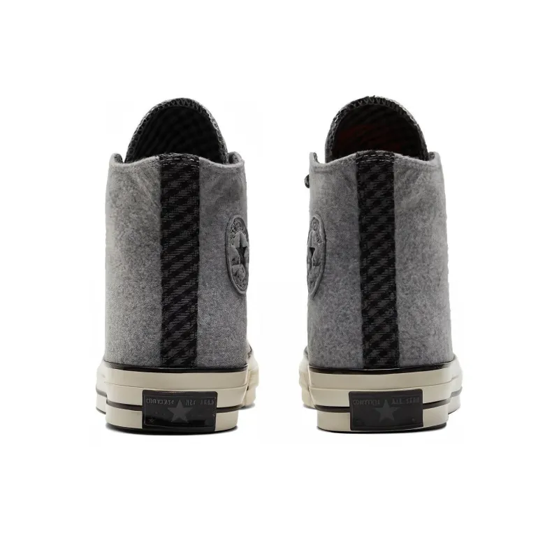 Chuck 70 Converse High Flannel 'Grey'-4