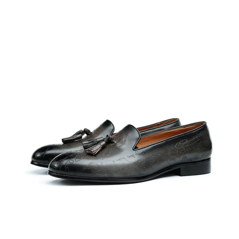 ASTON M.JAZZ Loafers Men Dark Gray/Brown-2
