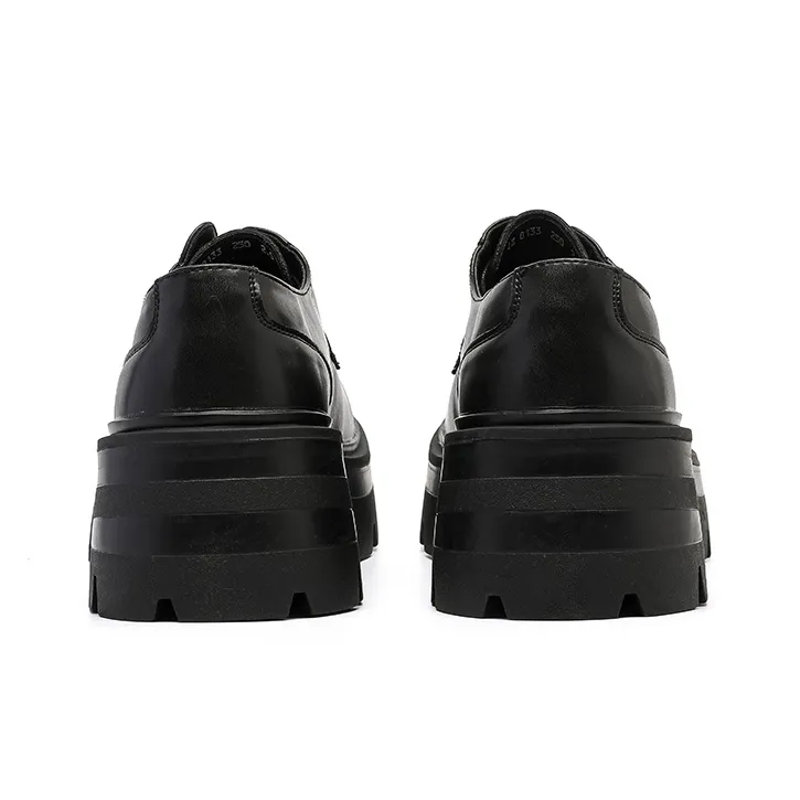 SOBB Men's Casual Shoes Men Low Top Black-3