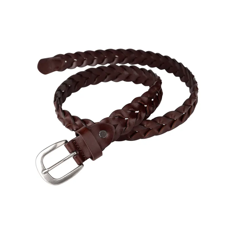 Jaylen Oos Handmade Perforated Pin Buckle Style Leather Belts Women's Width  3CM-14