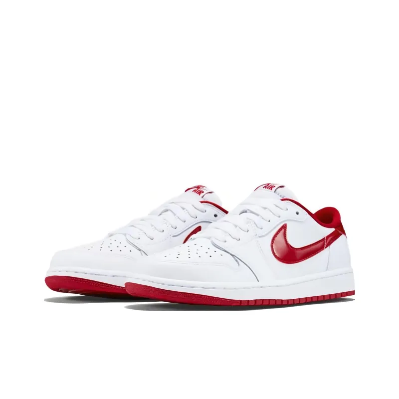 Jordan 1 Retro Low White Varsity Red-2