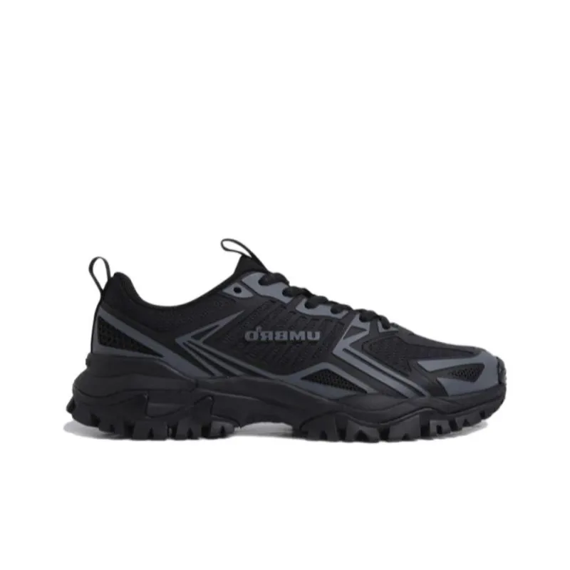 Umbro Cushioning, Wear Resistant Low Top Running Shoes Unisex Black Gray-1