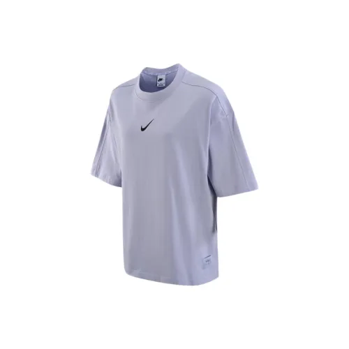 Nike T-Shirts Women's Misty Gray Blue