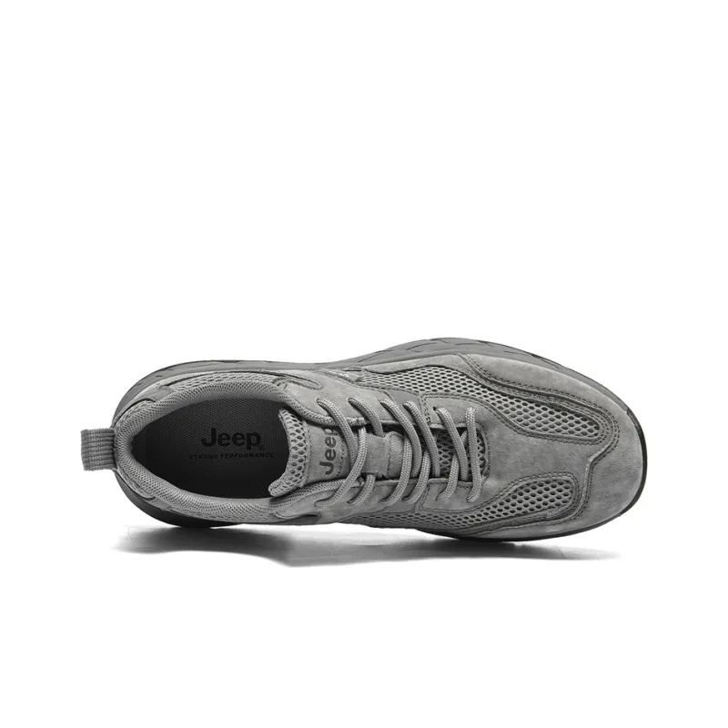 Jeep Shock Absorbers With Slip Resistant And Abrasion Resistant Properties Low Top Training Running Shoes Men's-2