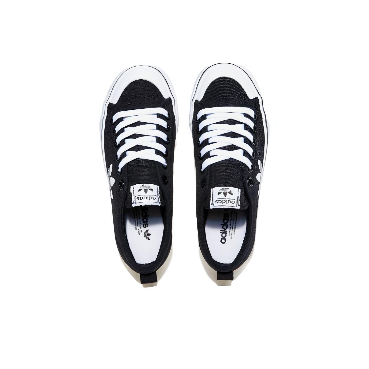 Adidas Originals Originals Nizza Trefoil 'Black White' US M