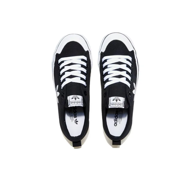 Adidas Nizza Trefoil 'Black White'-3