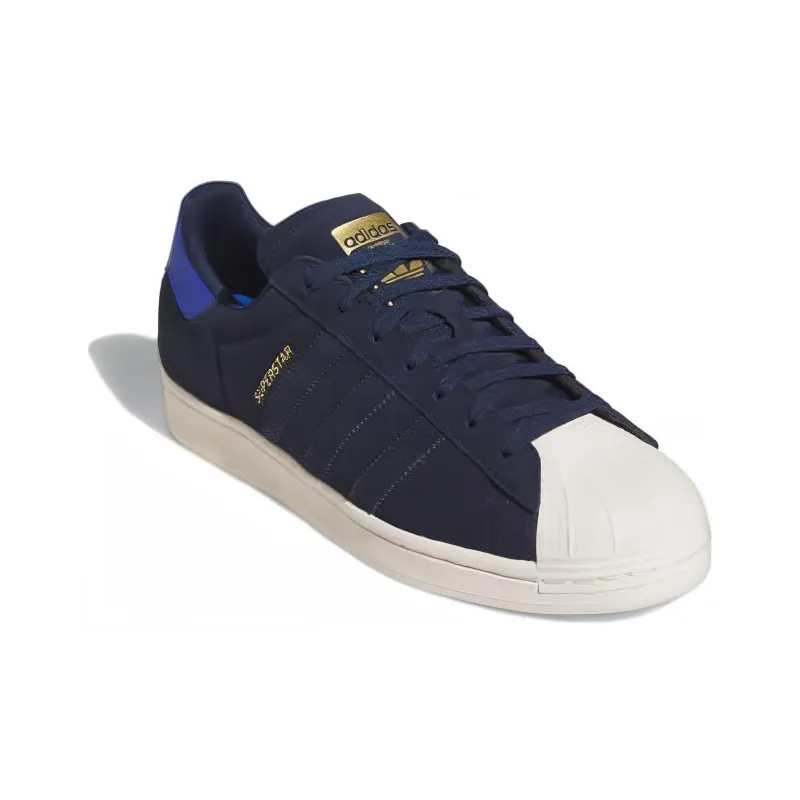 Adidas Superstar Adv Royal Blue Gold Metallic-2