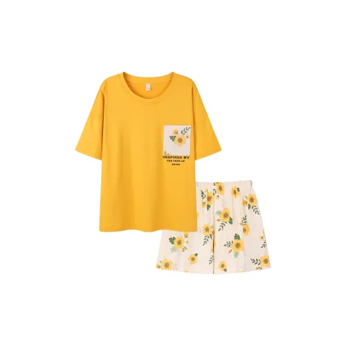 MADALLO Pajama Set Women's Yellow