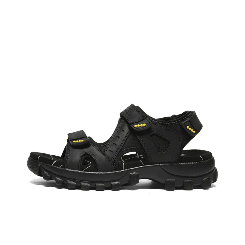Jeep Beach Sandals Unisex Black-0