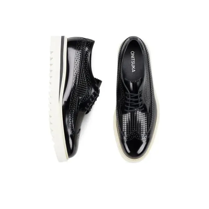 Onitsuka Tiger Brogue Sneakers 'Black White'-2