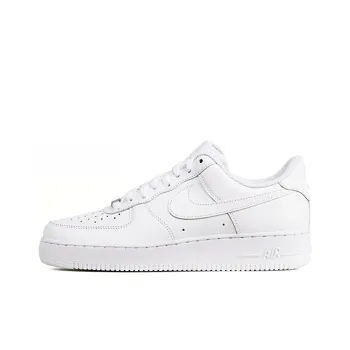 Nike Air Force 1 Low '07 White Black Metallic Silver Women's