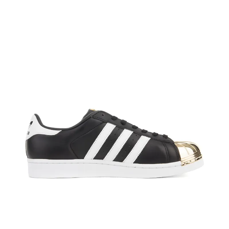 Adidas Superstar Metal Toe Core Black Gold Toe Women's-1