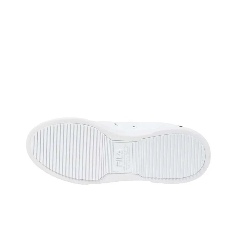 FILA Court Plumpy Lite Wear resistant And Lightweight Low Top Skateboard Shoes Unisex White Blue-5