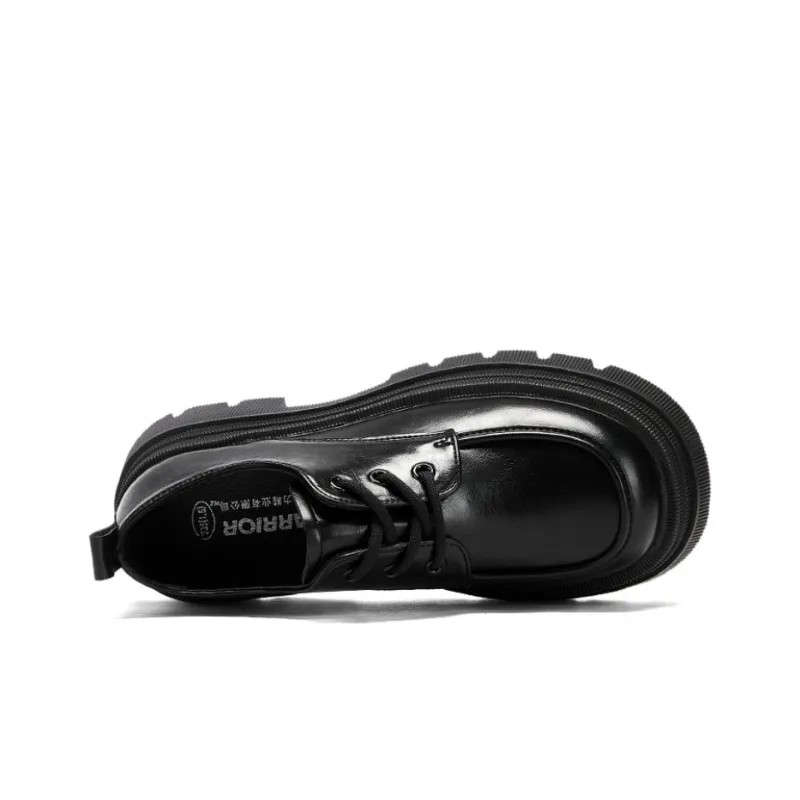 Warrior Loafers Medium Heel Women's Black-2