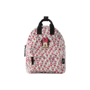 Disney Canvas Backpack Mouse Backpack Regular Unisex Pink