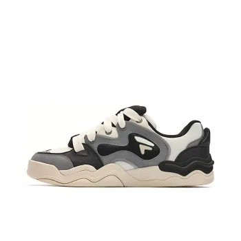 FILA FUSION KICKDX Quick Drying Impact Resistant Water Resistant Low Top Skateboard Shoes Men's Milk White Gray