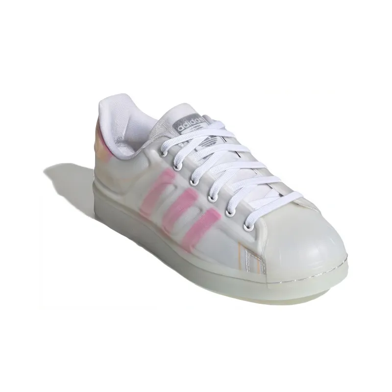 Adidas Originals Superstar Futureshell 'White Orange Pink' Women's-2
