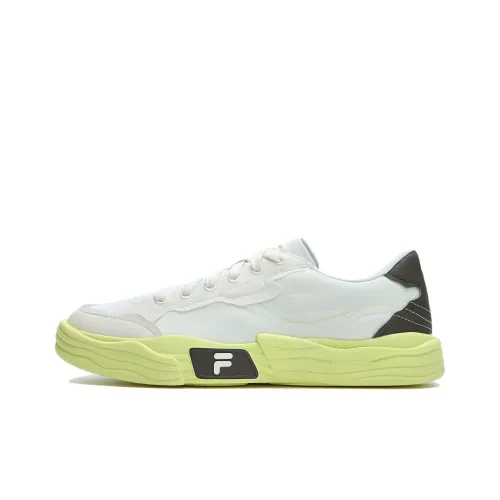 FILA FUSION POP 2 Canvas Shoes Men Low-Top Yellow/White/Black