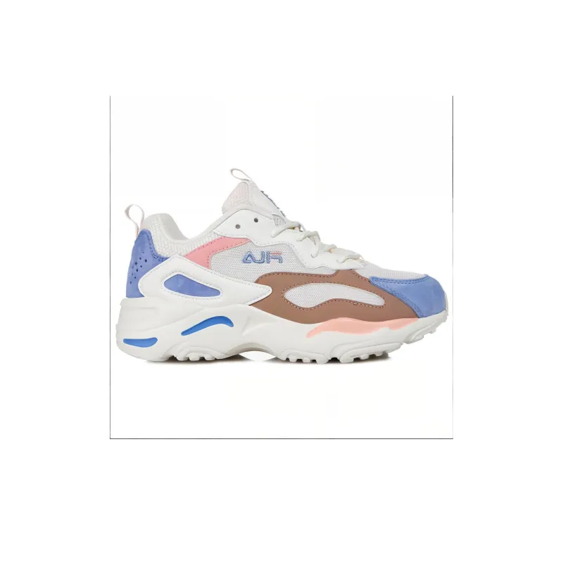 FILA Tracer Retro Running Shoes Brown/Blue/Pink-1
