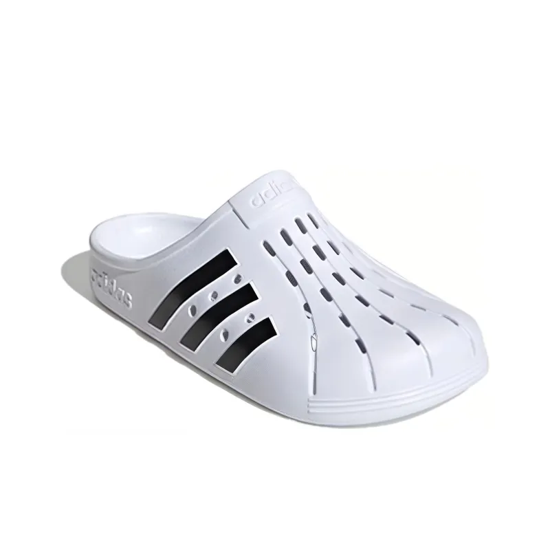 Adidas Adilette Clog White Black-2