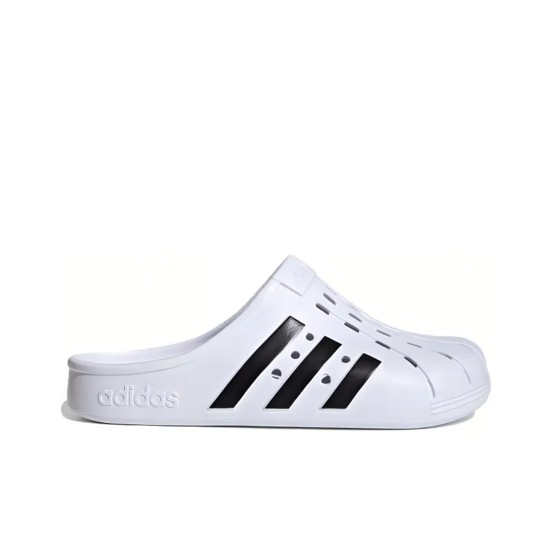 Adidas Adilette Clog White Black-1