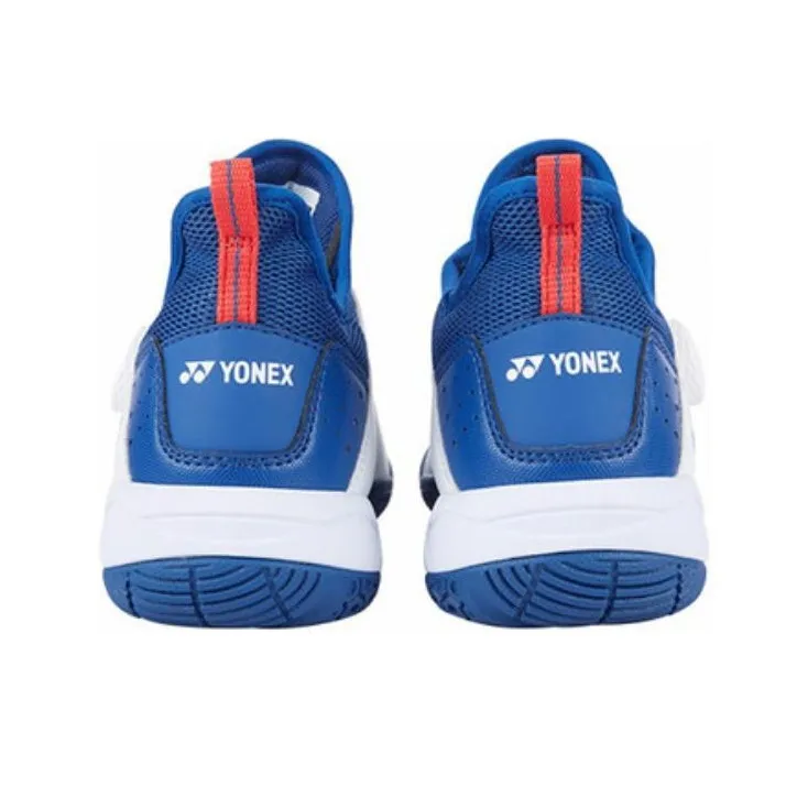YONEX Power Cushion Lightweight Cushioning Low Top Badminton Shoes Unisex White Blue-3