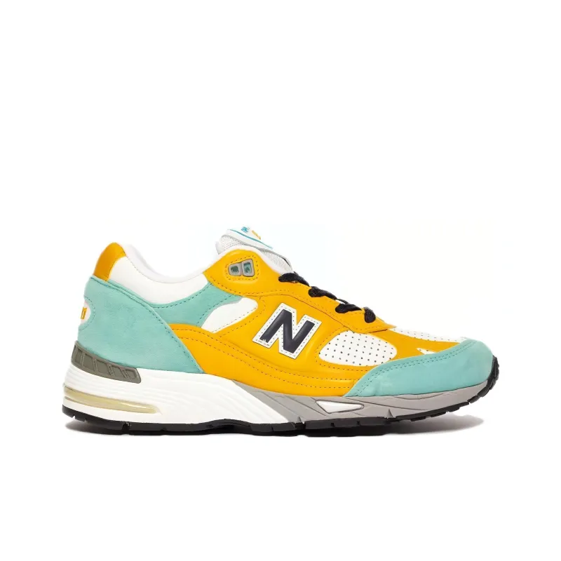 New Balance 991 Sns Yellow Blue Women's-1