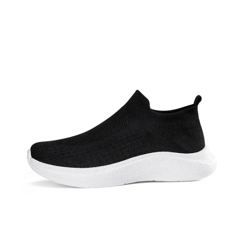 SENGUIBUCK Cushioning Breathable Lightweight Low-Top Casual Shoes Men's Black-5