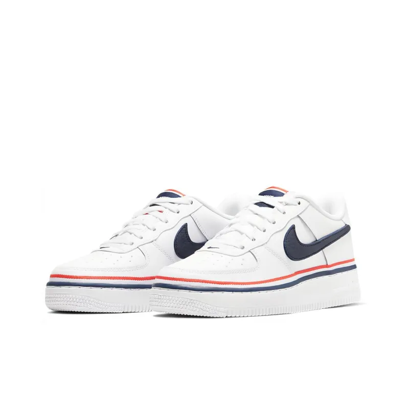Nike Air Force 1 Low LV8 Ribbon White Blue GS-2