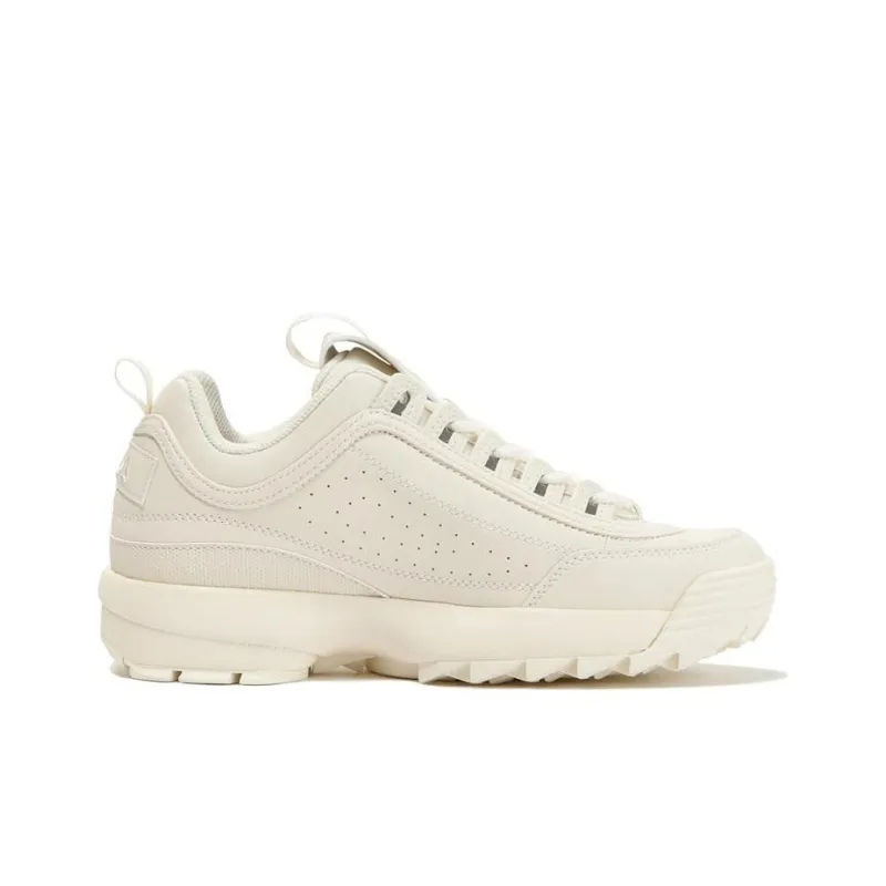 FILA Disruptor 2 Cushioning, Wear Resistant Low Top Casual Shoes Unisex Beige-1