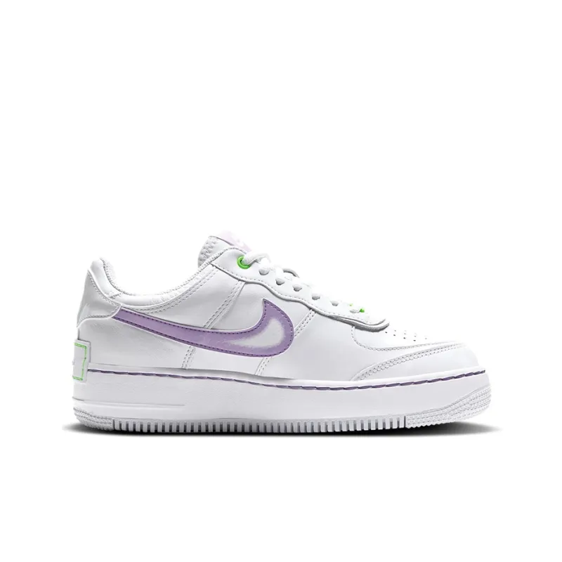 Nike Air Force 1 Low Shadow White Electric Green Women's-1
