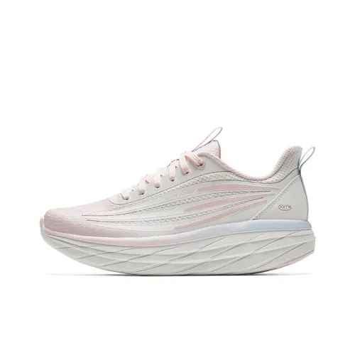 Sprandi Rolling Dome Lite Running Shoes Women's Low-Top Pearl White/Apricot Pink - 1