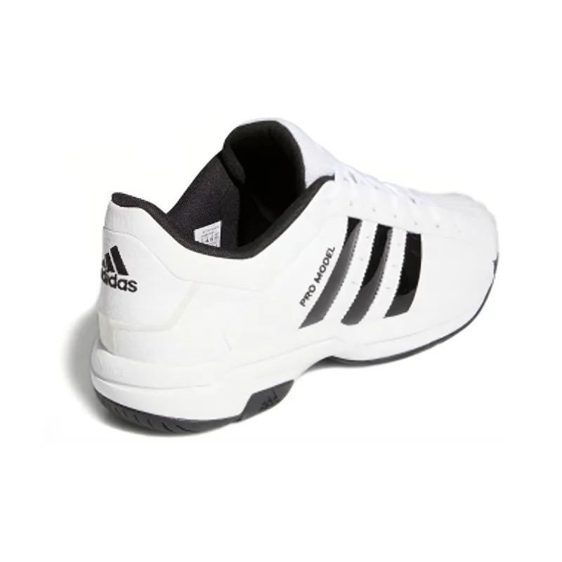 adidas Pro Model 2G Low White Black-3