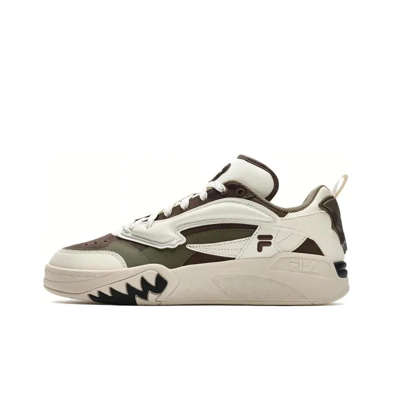 FILA FUSION Desperado Low Top Shoes 'White Brown Green'-0