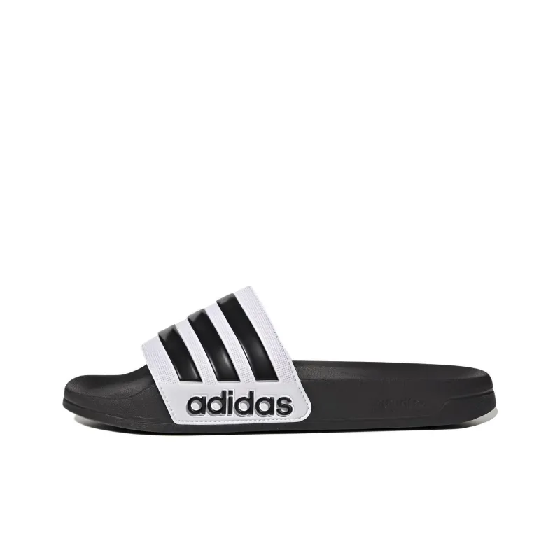 adidas originals Adilette White Black-0