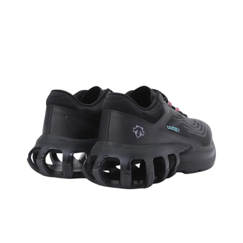 DESCENTE Shock Absorbers With Slip Resistant Features Low Top Running Shoes Unisex Black-2